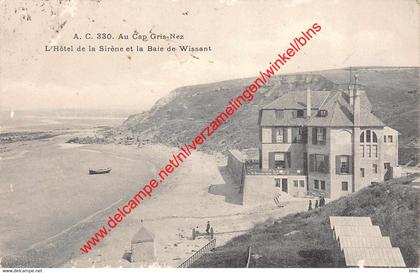 L'Hôtel de la Sirène et la Baie de Wissant - Wissant - (62) Pas de Calais