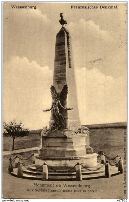 Wissembourg - Französisches Denkmal