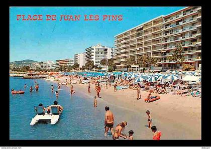 06 - Juan les Pins - Juan les Pins et ses Plages - CPM - Voir Scans Recto-Verso