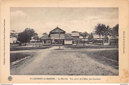 Guyane - SAINT-LAURENT DU MARONI - Le marché - Vue prise de l'allée des bambous - Ed. Jarry