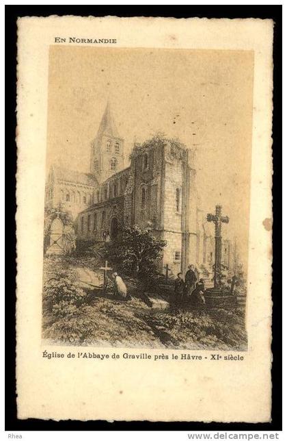 76 Graville Le Havre eglise D76D C76351C RH096817