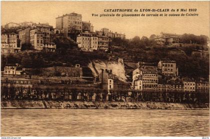 CPA Catastrophe LYON St-CLAIR du 8 Mai 1932 Vue générale du glisse (470313)