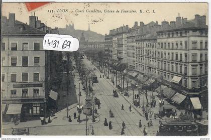 LYON 3 ET 7- COURS GAMBETTA- COTEAU DE FOURVIERE