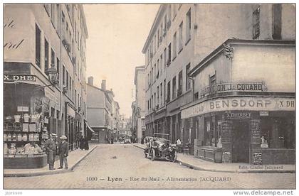 RHONE  69  LYON  4°ARR   RUE DU MAIL  ALIMENTATION JACQUARD