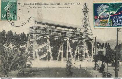 CPA FRANCE 13 " Marseille, Exposition internationale d'électricité en 1908". / MANEGE