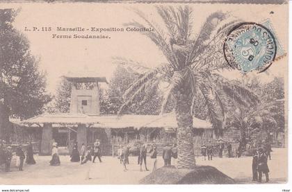 MARSEILLE(EXPOSITION COLONIALE)SOUDAN(ARBRE)