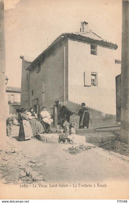 France (13 Marseille) - Le Vieux Saint-Julien - La Fontaine à Roues