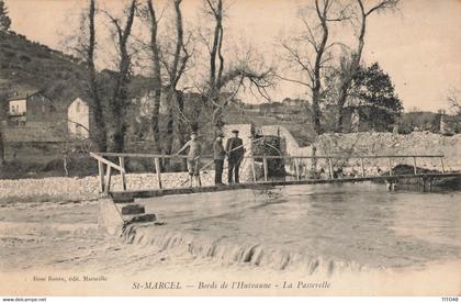 France (13 Marseille) - Saint-Marcel - Bords de l'Huveaune - La Passerelle