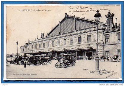 13 - MARSEILLE -- La Gare l'arrivée