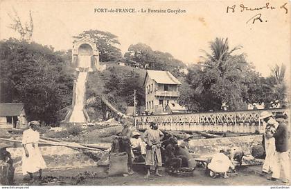 Martinique - FORT de FRANCE - La Fontaine Gueydon - Ed. Phos