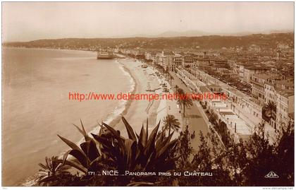 Panorama pris du Château - Nice