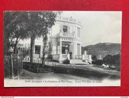 Cartolina Francia - Jardin Zoologique d'Acclimatation de Nice Cimiez - 1900 ca.