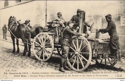 CPA Vic-sur-Aisne - Cuisine Roulante Allemande Capture (1062432)