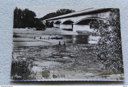 Cpm 1968, Varennes sur Allier, le pont de Chazeuil, Allier 03