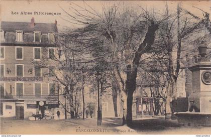 FRANCE - Barcelonnette - Place Manuel