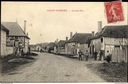 CPA Saint Nabord Aube, Grande Rue