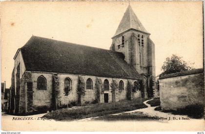 CPA Sergines Eglise (1426151)