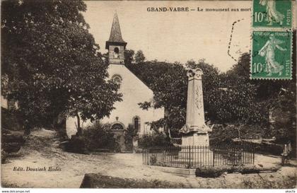 CPA Grand Vabre - Le monument aux morts (133320)