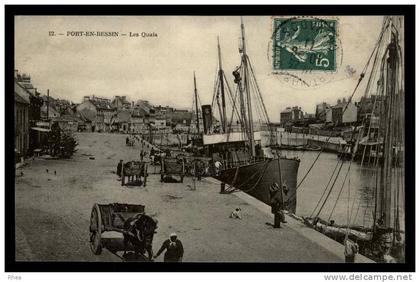 14 Port-en-Bessin-Huppain quai D14D K14552K C14515C RH103935