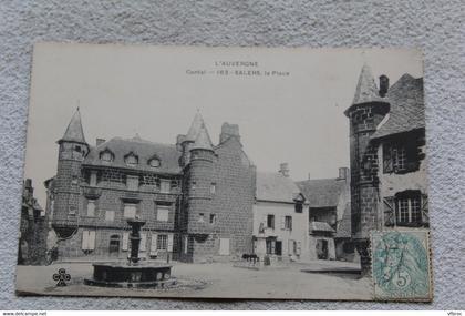 F833, Salers, la place, Cantal 15