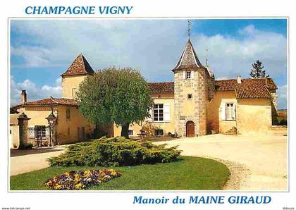 16 - Champagne Vigny - Manoir du Maine Giraud - Musée Alfred de Vigny - Environs de Blanzac - Fleurs - Carte Neuve - CPM