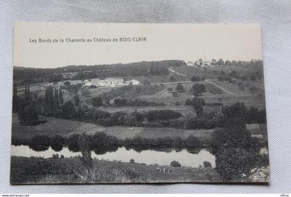 les bords de la Charente au château de Bois Clair, Charente 16