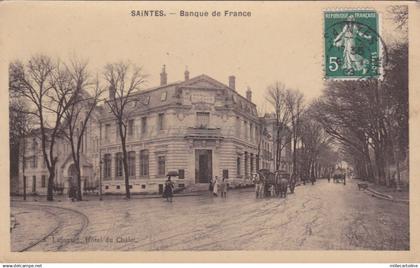 FRANCE - Saintes - Banque de France 1909