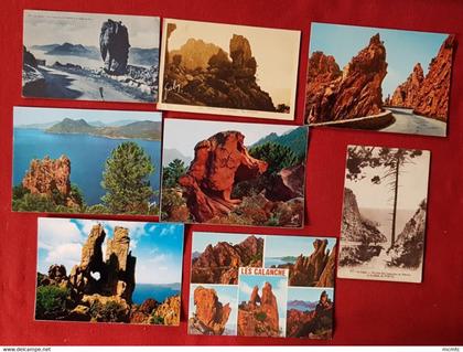 6 cartes -  Piana  - (20) - 2A -  Corse du Sud