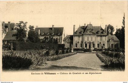 CPA AK Env. de VITTEAUX - Chateau de GROSBOIS et ses dependances (586973)