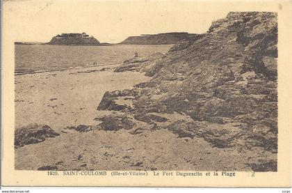 CPA Saint-Coulomb Le Fort Duguesclin et la Plage