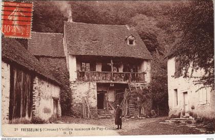 CPA FRESSELINES Vieilles maisons de Puy-Guillon (121643)