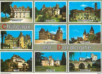 24 - Dordogne - Chateaux en Dordogne - Multivues - CPM - Voir Scans Recto-Verso