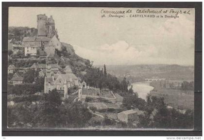 CPA 24 - (Dordogne)  -  Castelnaud et la Dordogne