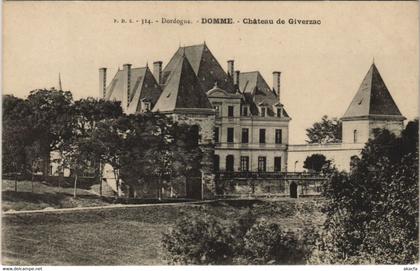 CPA Domme - Chateau de Giverzac (1081497)