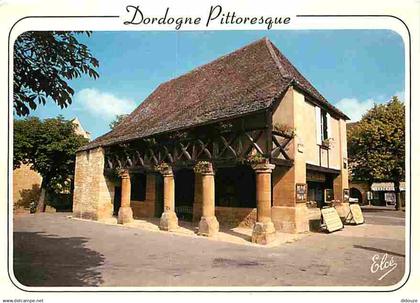 24 - Domme - La Halle fleurie - CPM - Voir Scans Recto-Verso