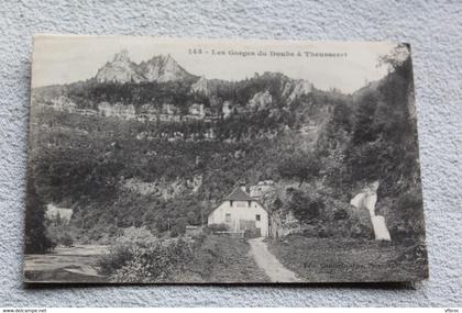 Cpa 1912, les gorges du Doubs à Theusseret, Doubs 25