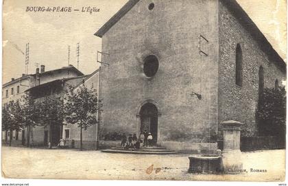 Carte postale  ancienne de  BOURG de PEAGE