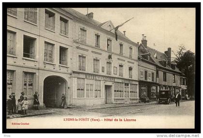 27 Lyons-la-Forêt hotel carte pub D27D K27377K C27377C RH094915