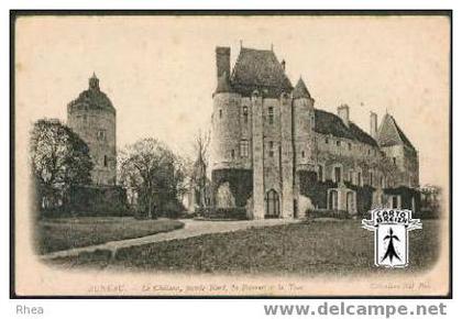 28 Auneau - 3 - AUNEAU (Eure-et-Loir). Le Château (Façade nord), la Poterne et la Tour - cpa