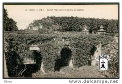 28 La Loupe - La Loupe (E-et-L) - Ancien Pont-Levis et Douves du Château - cpa