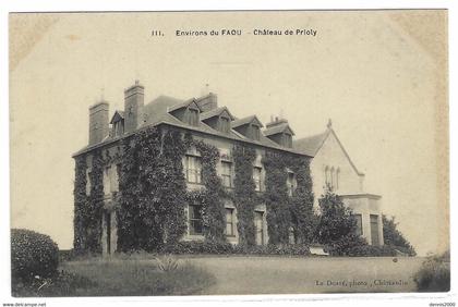 Environs de LE FAOU (29) - Château de Prilly - Ed. Le Doaré, Châteaulin