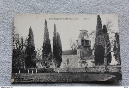 Brouqueyran, l'église, Gironde 33