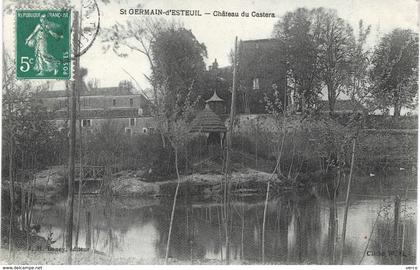 Carte POSTALE Ancienne de  SAINT - GERMAIN d'ESTEUIL - Château du Castera