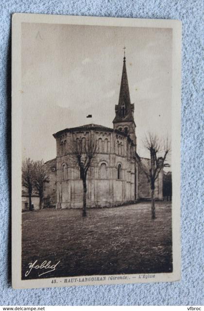 haut Langoiran, l'église, Gironde 33