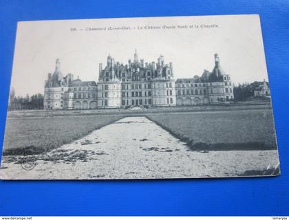 1904 Le château de Chambord Loir-et-Cher en région Centre-Val de Loire-CPA-Carte postale-pr Marcilly s vienne CAD rural