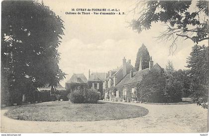 Civray-de-Touraine - Château de Thoré - Vue d'ensemble