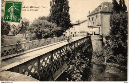 CPA Pont-de-Cheruy - Scenes - Pont de l'Eglise FRANCE (961949)