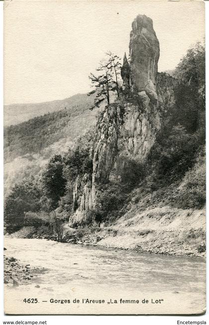 CPA - Carte postale - France - Gorges de l'Areuse - La femme de Lot (CPV745)