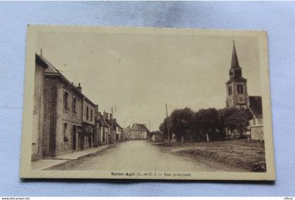 Saint Agil, rue principale, Loir et Cher 41