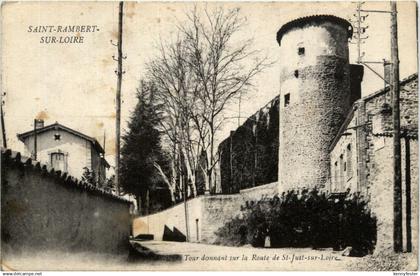 Saint-Rambert-Sur-Loire, Tour donnant sur la Route de St-Just-sur-Loire